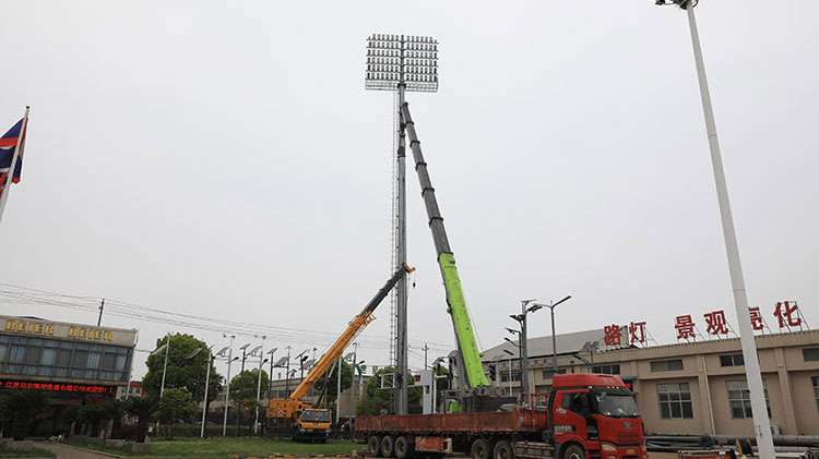 High Mast Pole 2 LED Hight Mast Pole Prodution Line 2