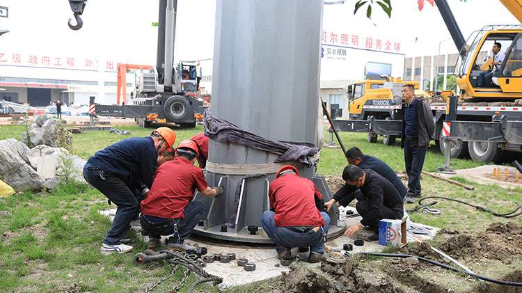 High Mast Pole 3 LED Hight Mast Pole Prodution Line 3