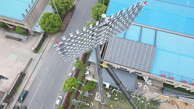 High Mast Pole 4 LED Hight Mast Pole Prodution Line 4