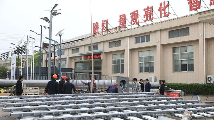 High Mast Pole 1 LED Hight Mast Pole Prodution Line