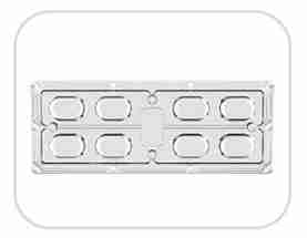 Bat wing light distribution